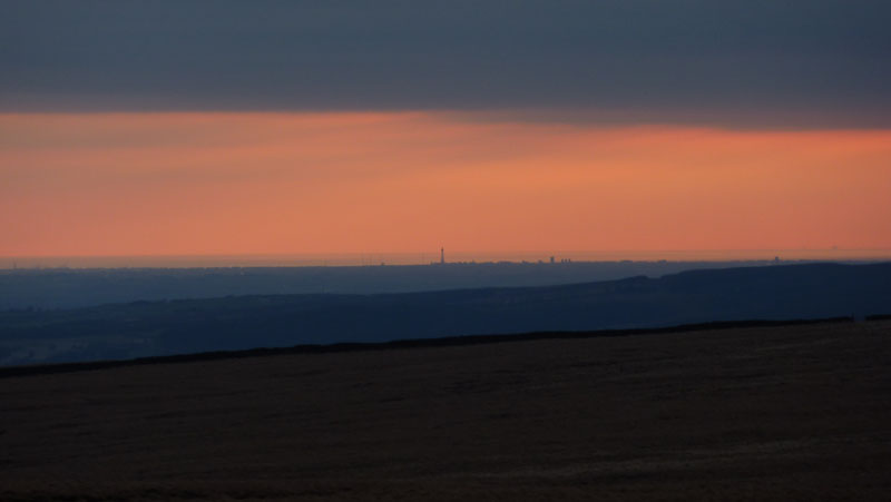 Blackpool Tower from Pendle Hill